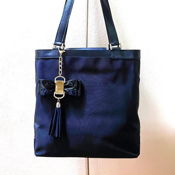 Deux Lux Joy patent leather XL Keychain/ bag charm - Picture 9 of 11